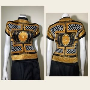 VINTAGE Italian inspired stretch top